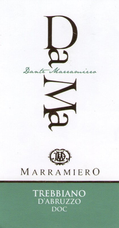 Marramiero Trebbiano d'Abruzzo Dama 2012 Front Label