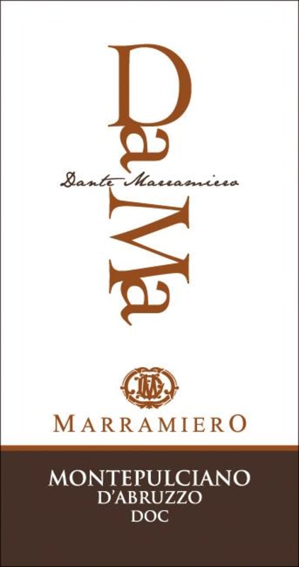 Marramiero Montepulciano d'Abruzzo Dama 2012 Front Label