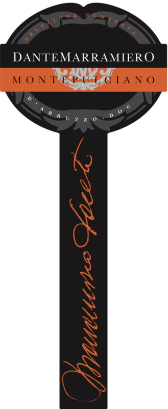 Marramiero Montepulciano d'Abruzzo Dante Marramiero 2005 Front Label