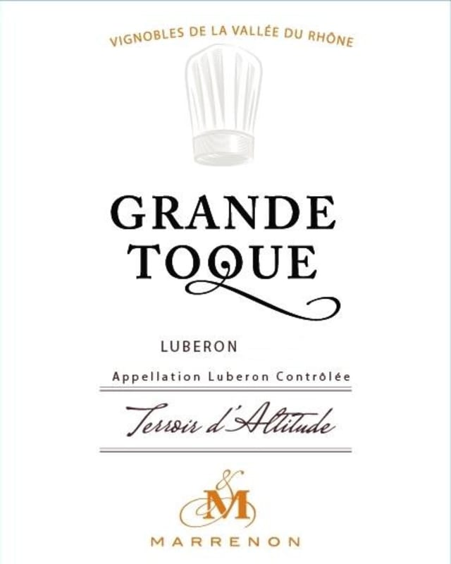 Marrenon Luberon Grande Toque Terroir d'Altitude Rouge 2014 Front Label