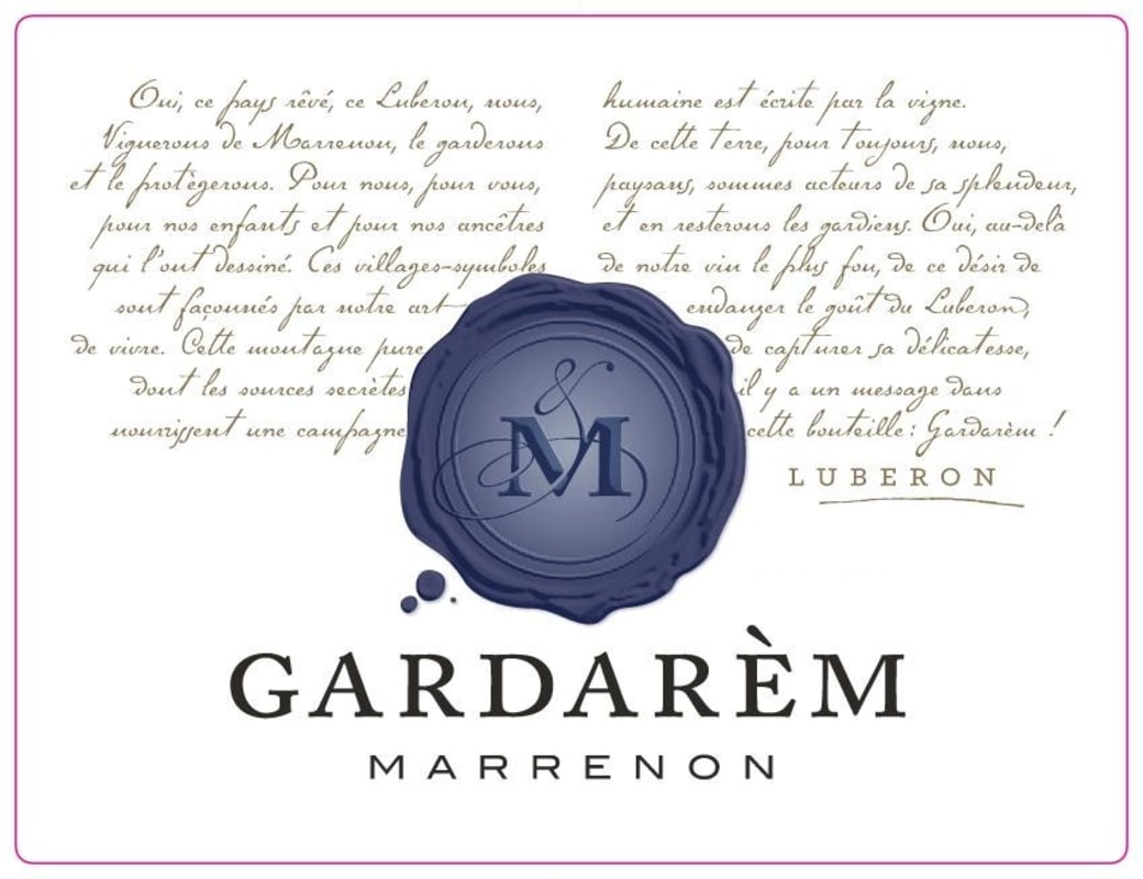 Marrenon Luberon Gardarem 2010 Front Label