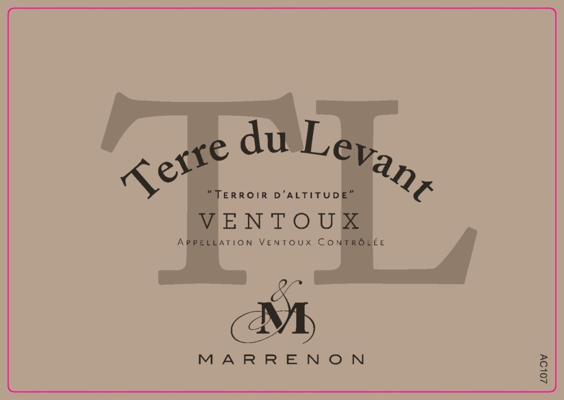 Marrenon Ventoux Terre du Levant 2013 Front Label