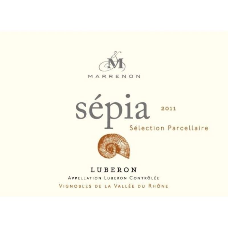 Marrenon Luberon Rouge Sepia 2011 Front Label