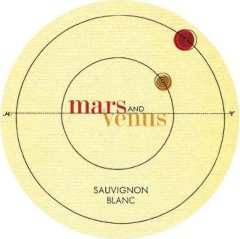 Mars and Venus Sauvignon Blanc 2015 Front Label