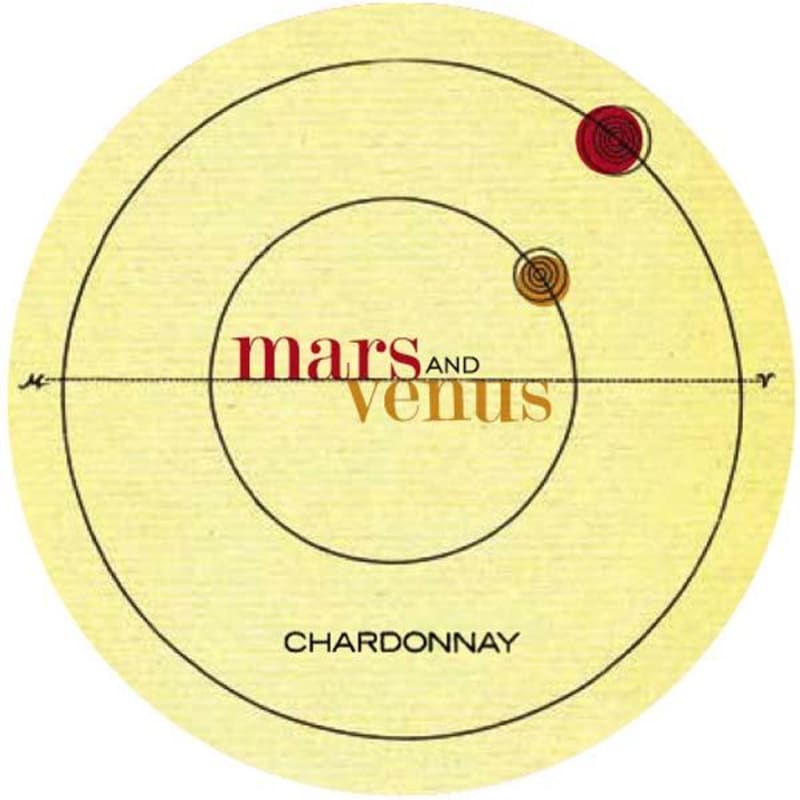 Mars and Venus Chardonnay 2013 Front Label
