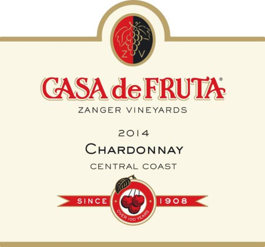 Casa de Fruta Chardonnay 2014 Front Label