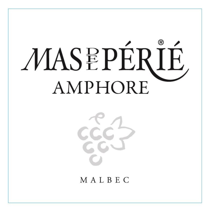 Mas del Perie Cahors Amphore Malbec 2015 Front Label
