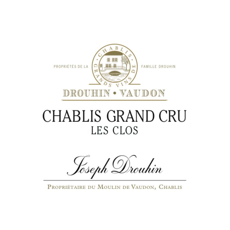Domaine Drouhin Vaudon Chablis Les Clos Grand Cru 2015 Front Label