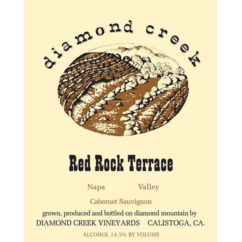 Diamond Creek Red Rock Terrace Cabernet Sauvignon (1.5 Liter Magnum) 2014 Front Label
