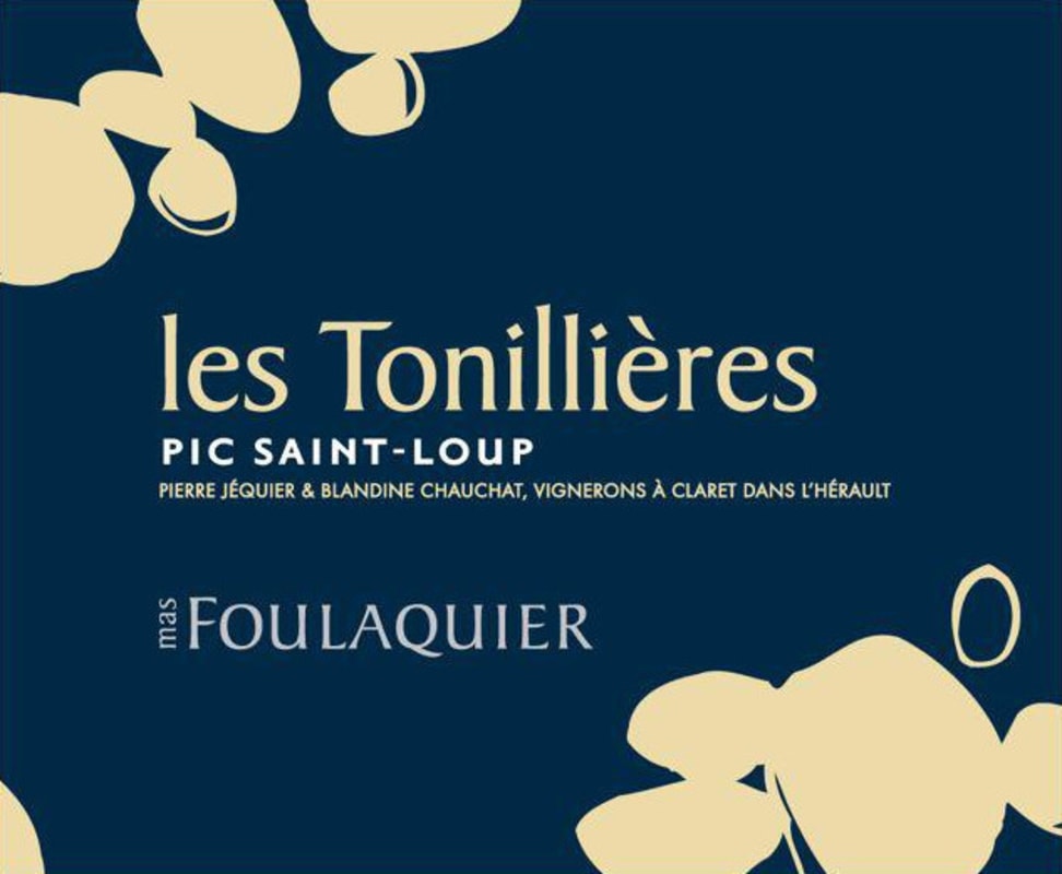 Mas Foulaquier Pic Saint-Loup Les Tonillieres 2013 Front Label