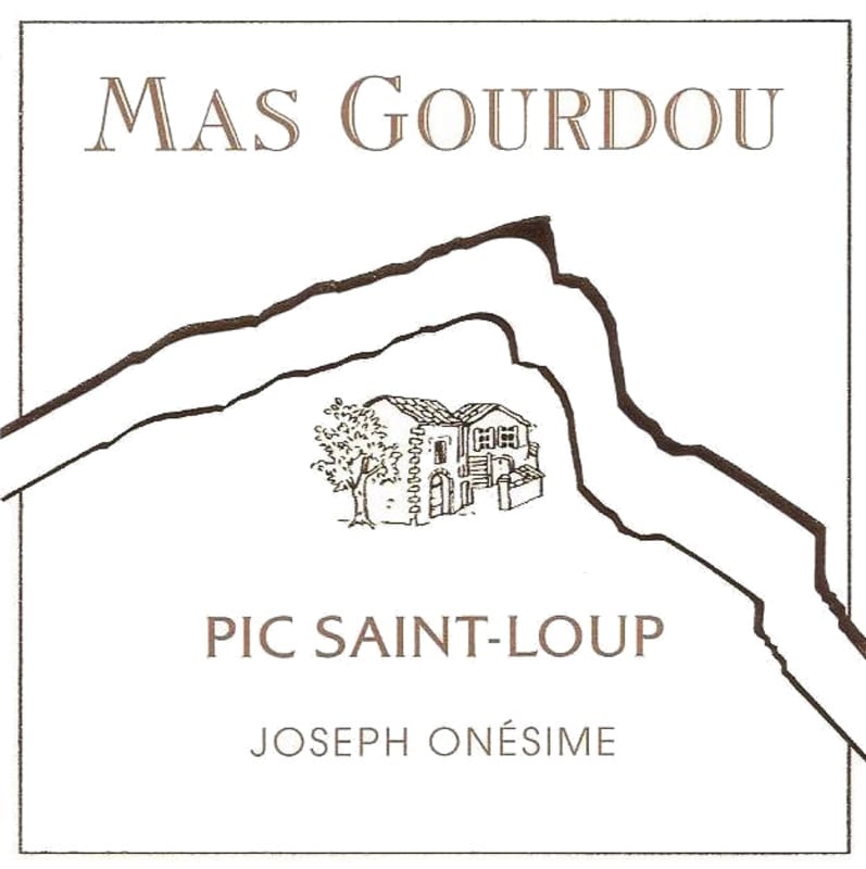 Mas Gourdou Pic Saint-Loup Joseph Onesime 2013 Front Label