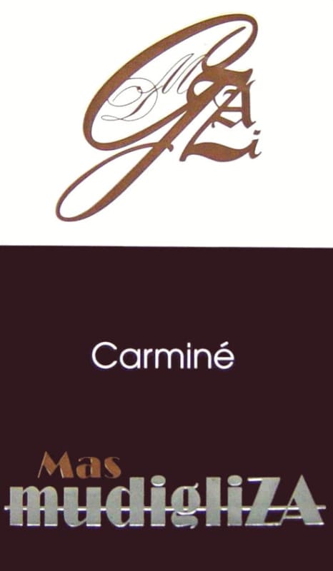 Mas Mudigliza Cotes du Roussillon Carmine 2008 Front Label