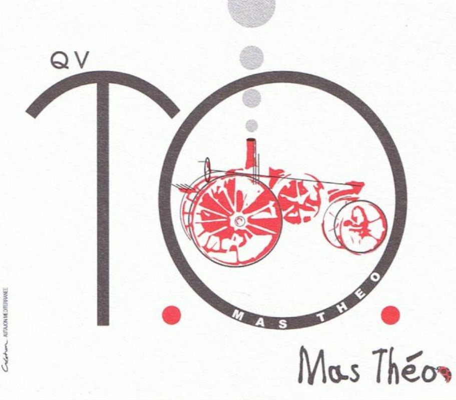 Mas Theo Grignan les Adhemar QV TO 2012 Front Label