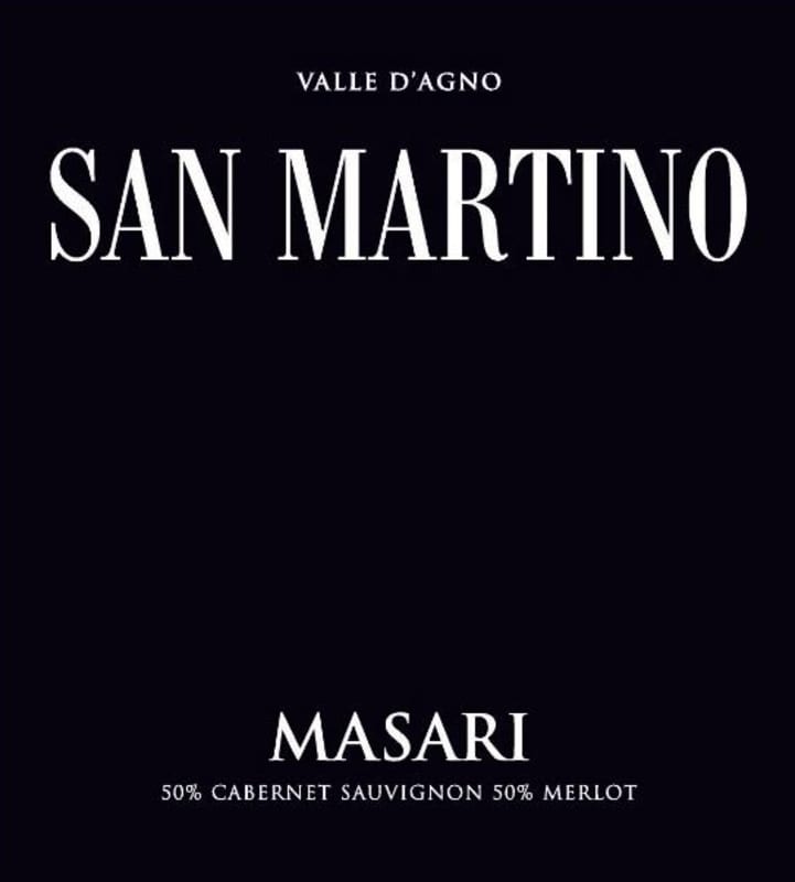 Masari Vicenza San Martino Rosso 2012 Front Label