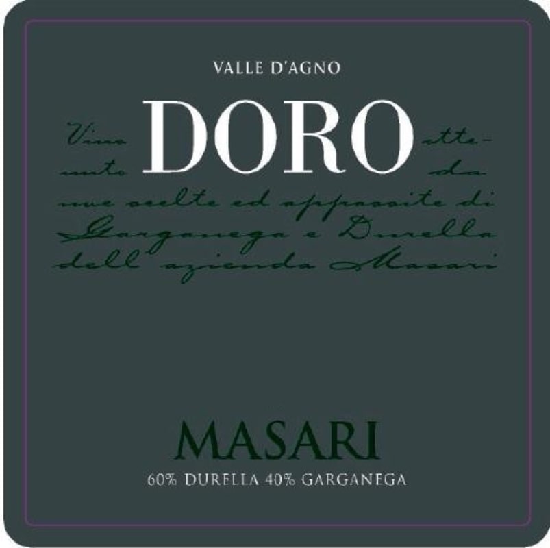 Masari Veneto Doro Passito Bianco 2010 Front Label