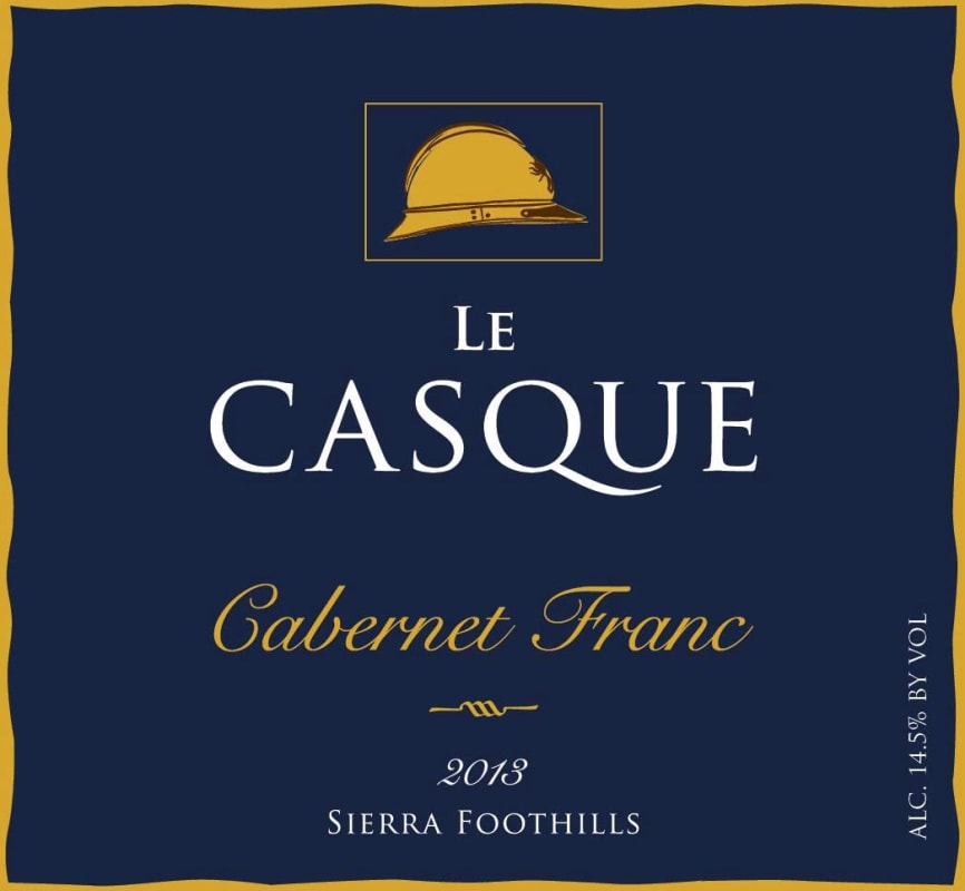 Casque Wines Cabernet Franc 2013 Front Label