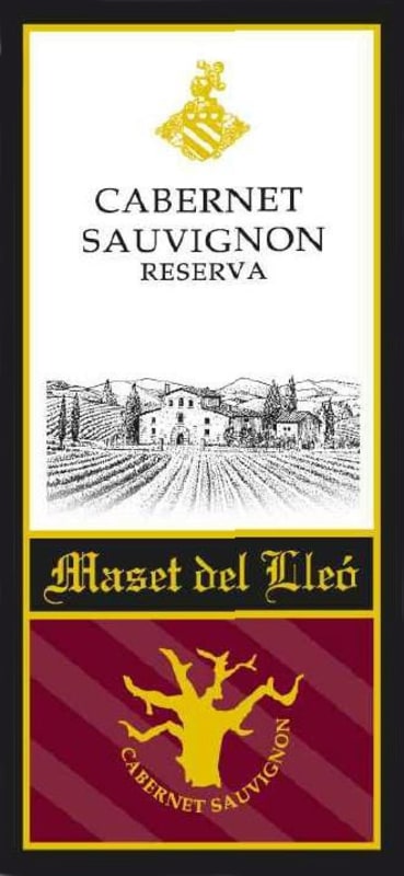 Maset del Lleo Reserva Cabernet Sauvignon 2011 Front Label