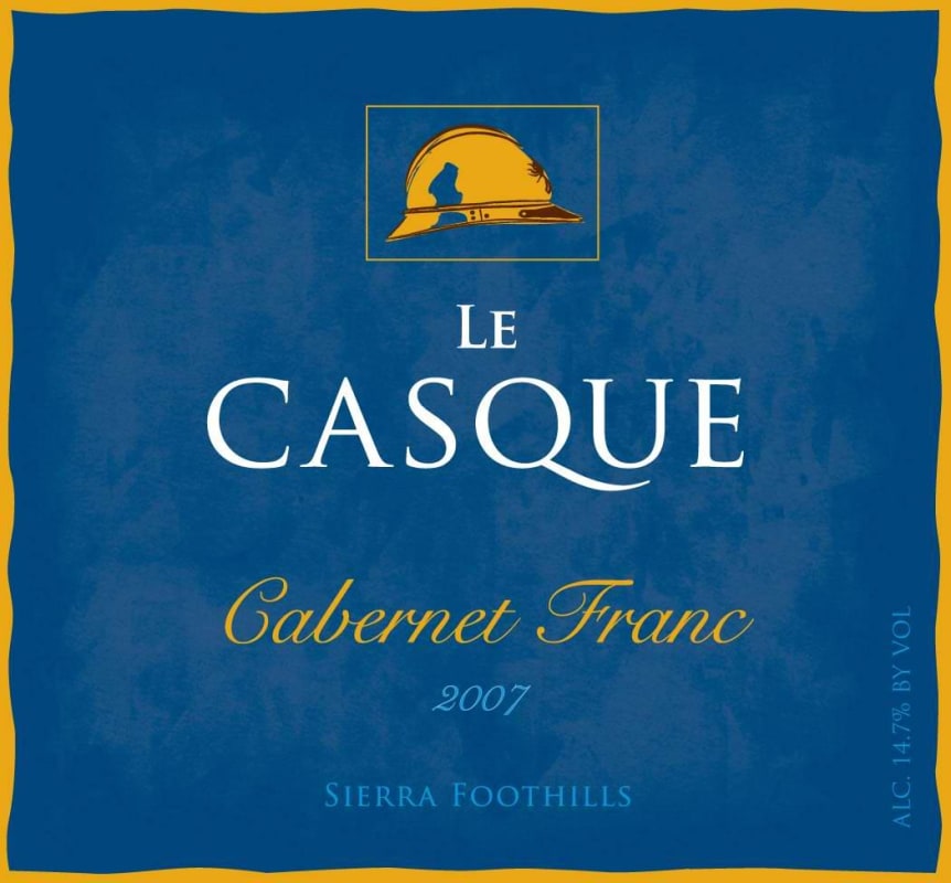 Casque Wines Cabernet Franc 2007 Front Label