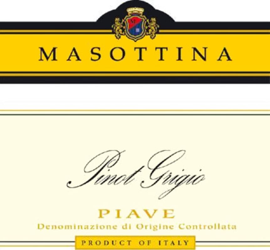 Masottina Venezia Pinot Grigio 2015 Front Label