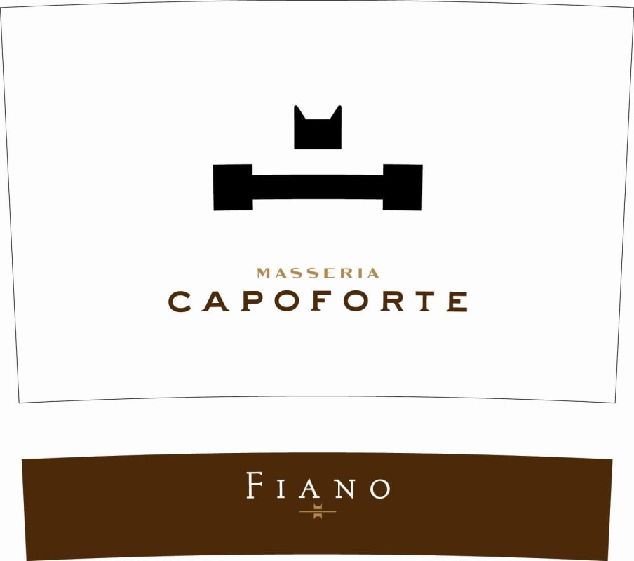 Masseria Capoforte Salento Fiano 2015 Front Label