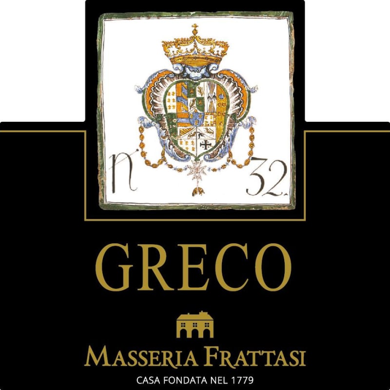 Masseria Frattasi Beneventano Greco 2012 Front Label