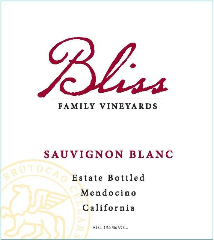 Bliss Sauvignon Blanc 2013 Front Label
