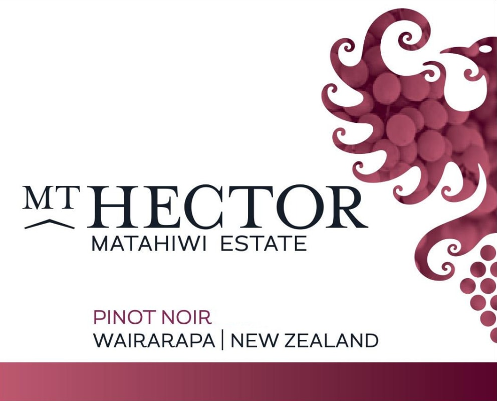Matahiwi Estate Winery Mt Hector Pinot Noir 2013 Front Label