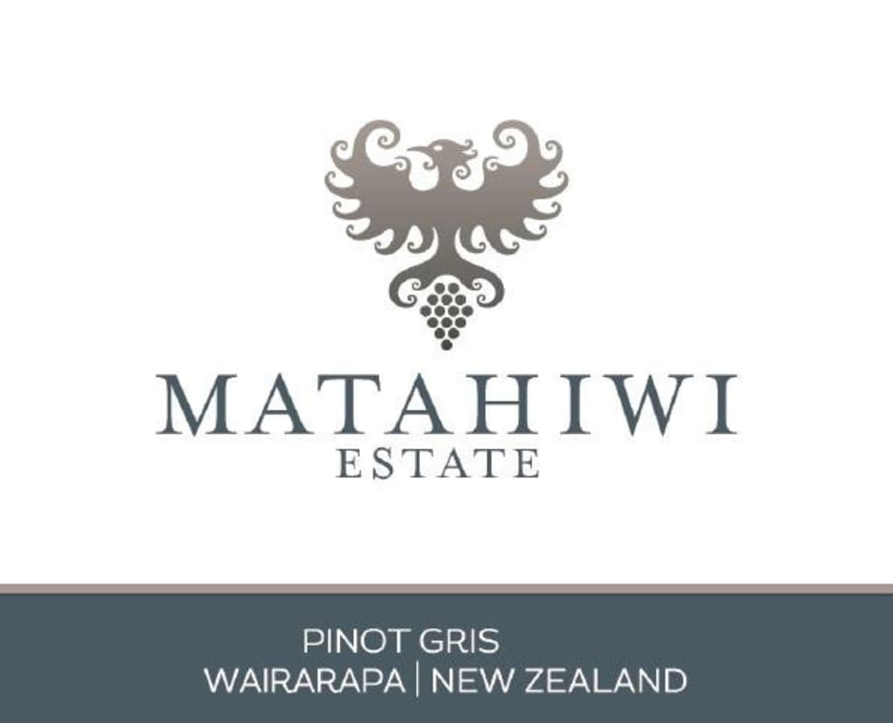 Matahiwi Estate Winery Pinot Gris 2015 Front Label