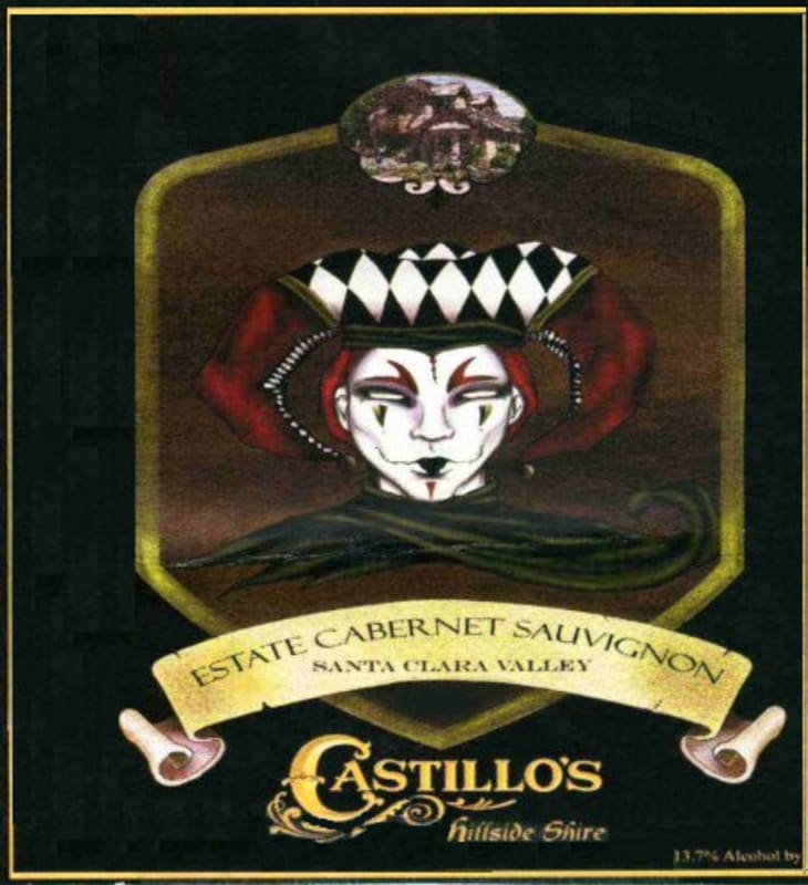 Castillo's Hillside Shire Winery Estate Cabernet Sauvignon 2008 Front Label
