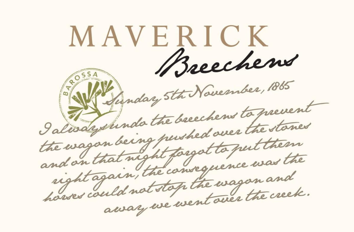 Maverick Wines Breechens Chardonnay Blend 2015 Front Label