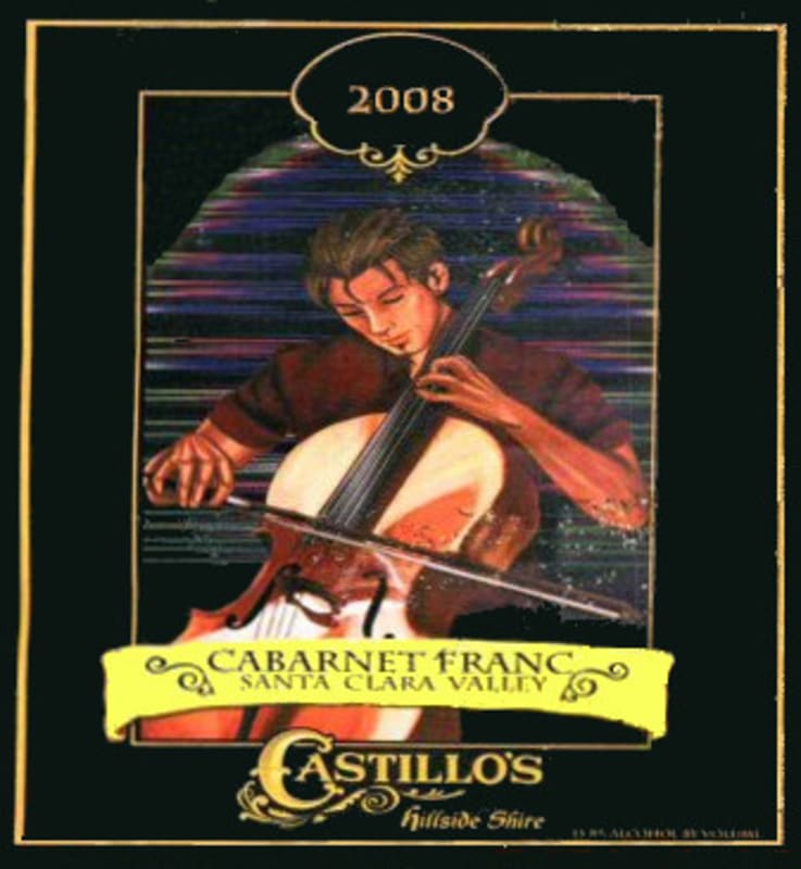 Castillo's Hillside Shire Winery Cabernet Franc 2008 Front Label