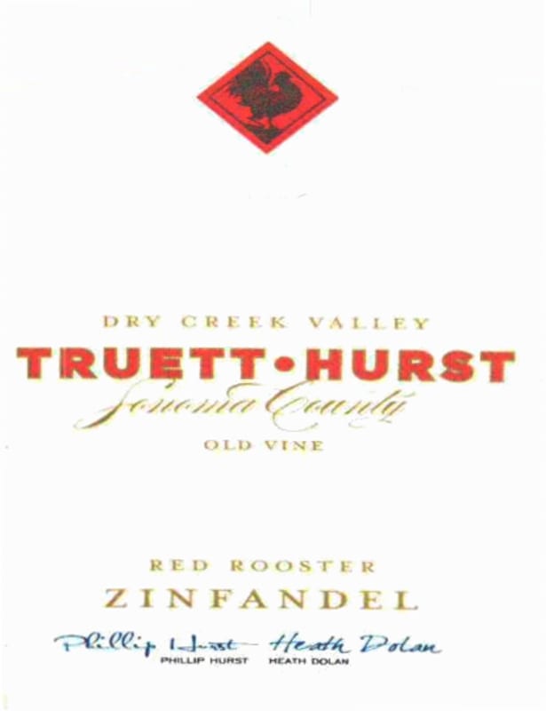 Truett Hurst Red Rooster Old Vine Zinfandel 2008 Front Label