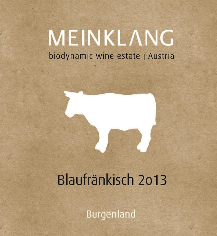 Meinklang Blaufrankisch 2013 Front Label