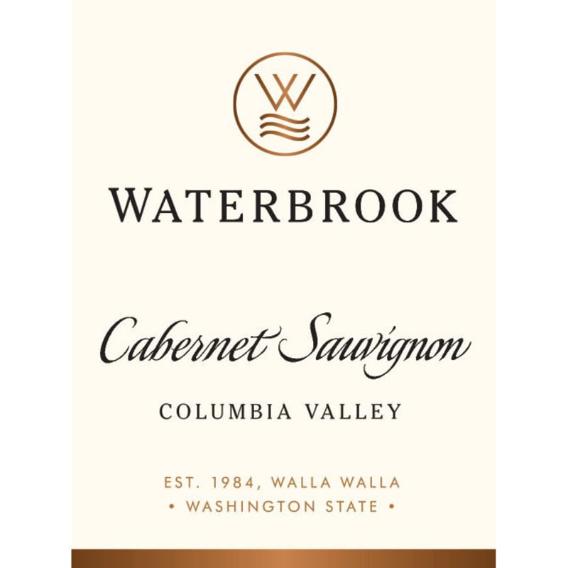 Waterbrook Cabernet Sauvignon 2015 Front Label