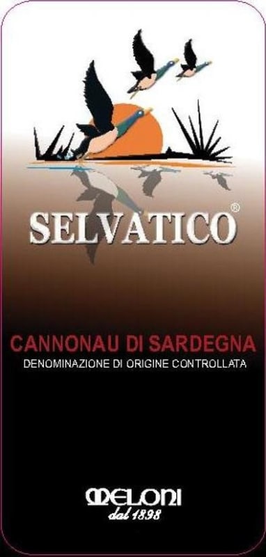 Meloni Vini Cannonau di Sardegna Selvatico 2011 Front Label