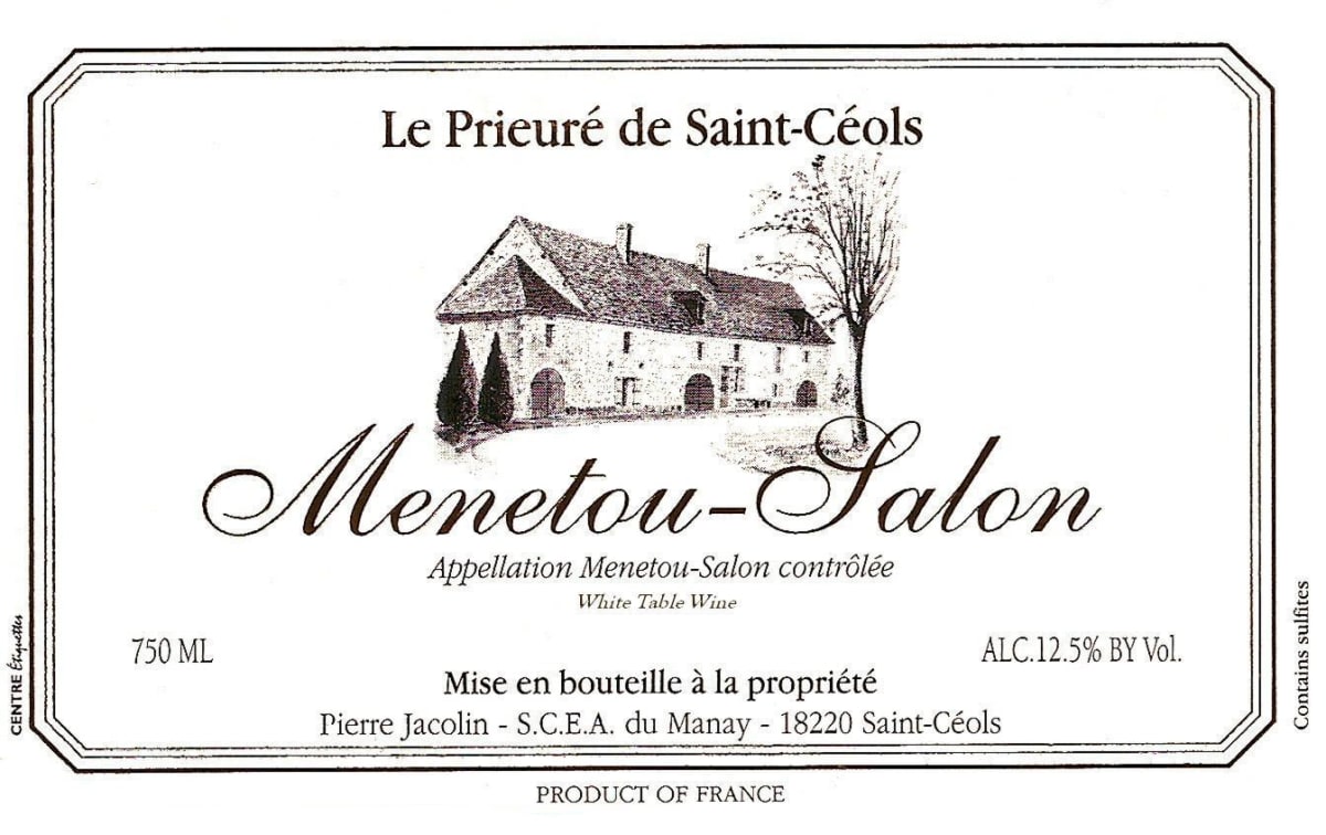 Menetou-Salon Le Prieure de Saint-Ceols 2008 Front Label