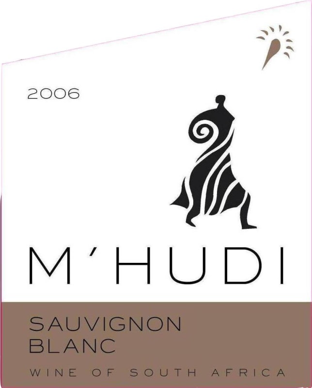 M'hudi Wines Sauvignon Blanc 2006 Front Label