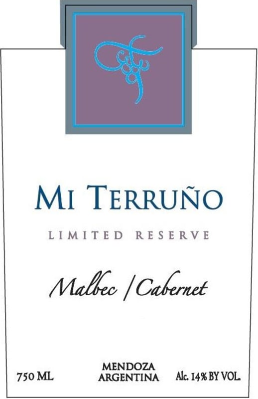 Mi Terruno Lmited Reserve Malbec / Cabernet 2010 Front Label