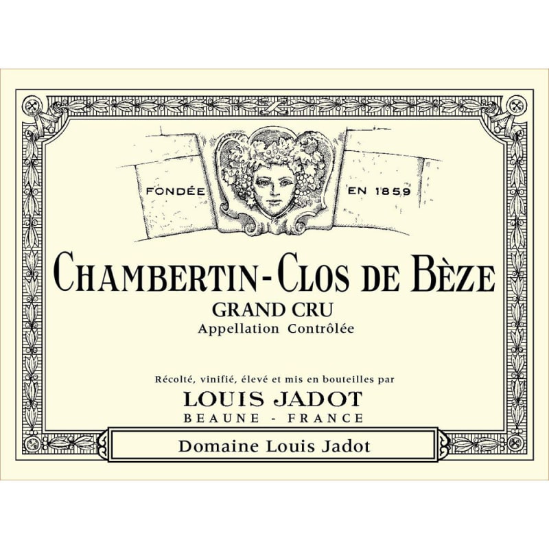 Louis Jadot Chambertin Clos de Beze Grand Cru 2015 Front Label