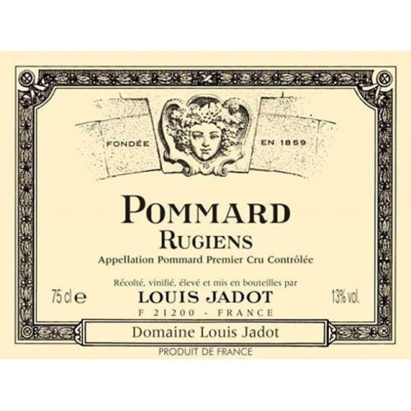 Louis Jadot Pommard Les Rugiens Premier Cru 2015 Front Label