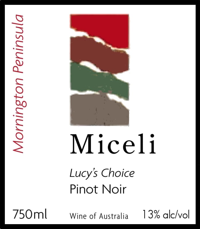 Miceli Lucy's Choice Pinot Noir 2006 Front Label