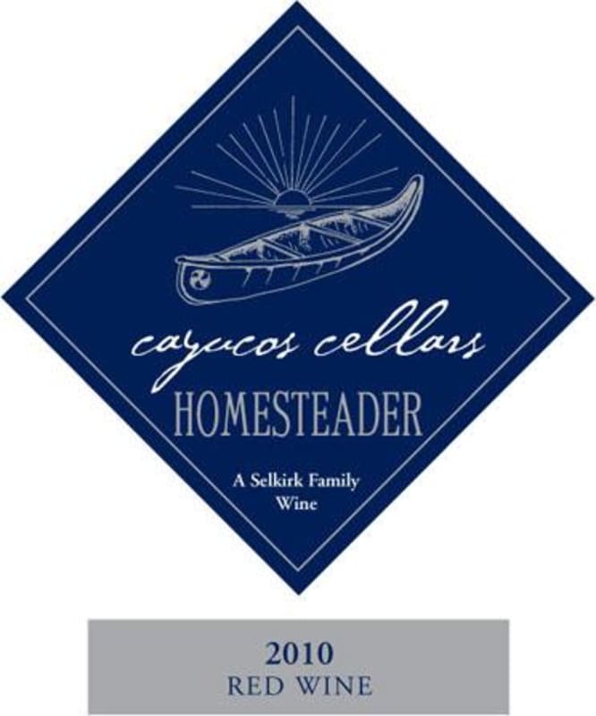 Cayucos Cellars Homesteader 2010 Front Label
