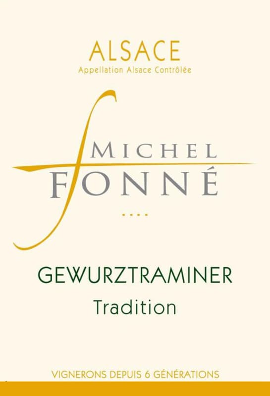 Michel Fonne Alsace Tradition Gewurztraminer 2012 Front Label