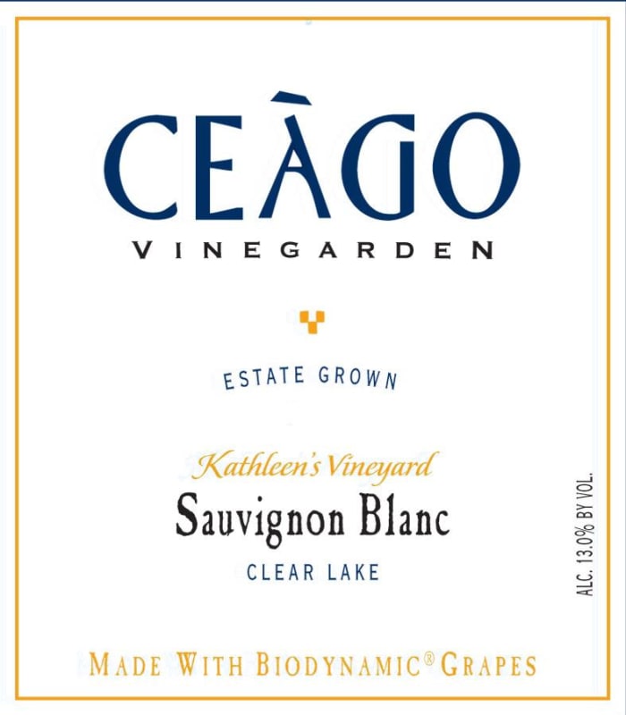 Ceago Estate Wines Vinegarden Kathleen Vineyard Sauvignon Blanc 2009 Front Label