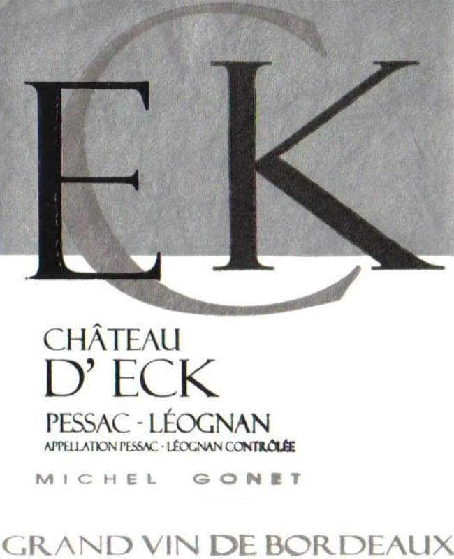Michel Gonet et Fils Chateau d'Eck 2009 Front Label