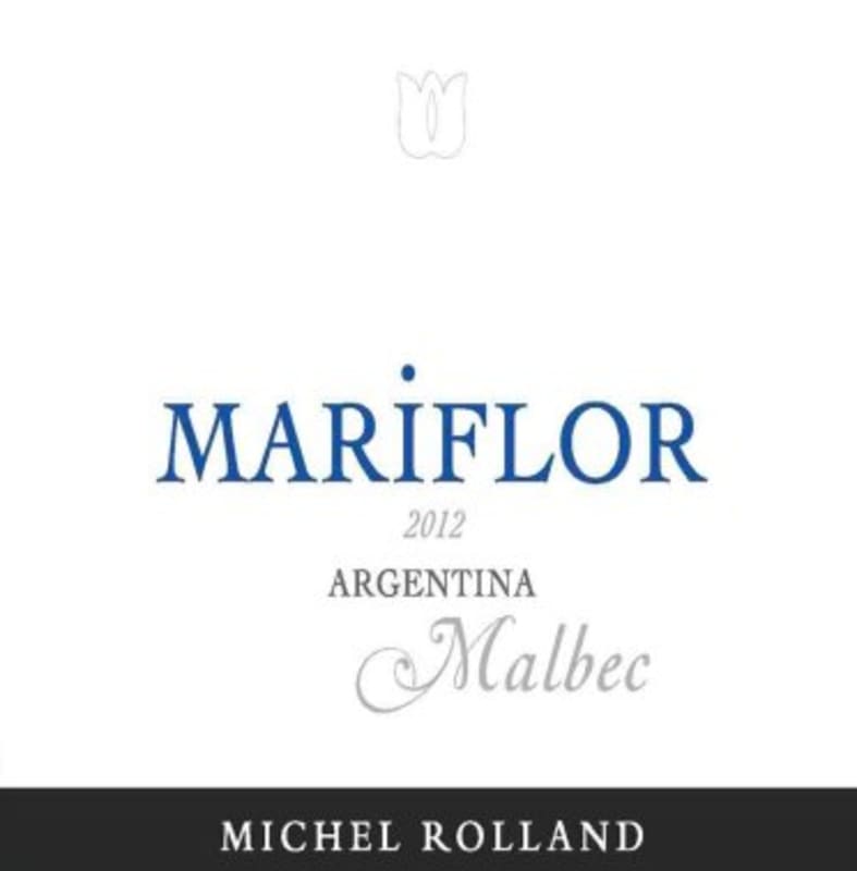 Michel Rolland - Argentina Mariflor Malbec 2012 Front Label