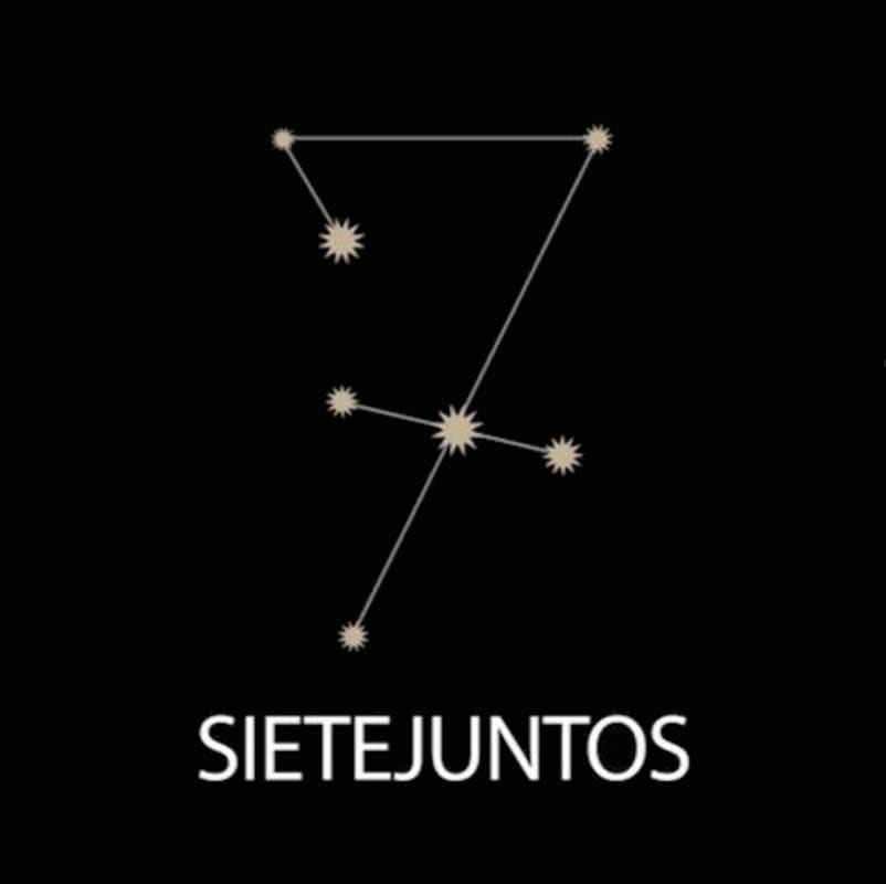 Microbio Wines Sietejuntos Vino de la Tierra Syrah 2014 Front Label