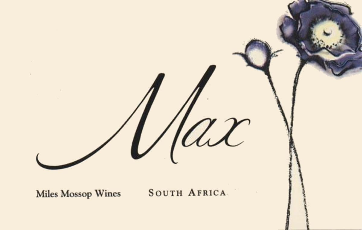 Miles Mossop Wines Max Bordeaux Blend 2009 Front Label