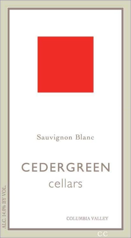 Cedergreen Cellars Sauvignon Blanc 2009 Front Label