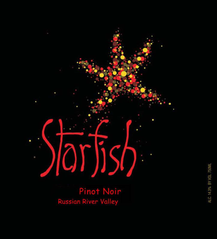 Cederquist Wine Company Starfish Pinot Noir 2012 Front Label